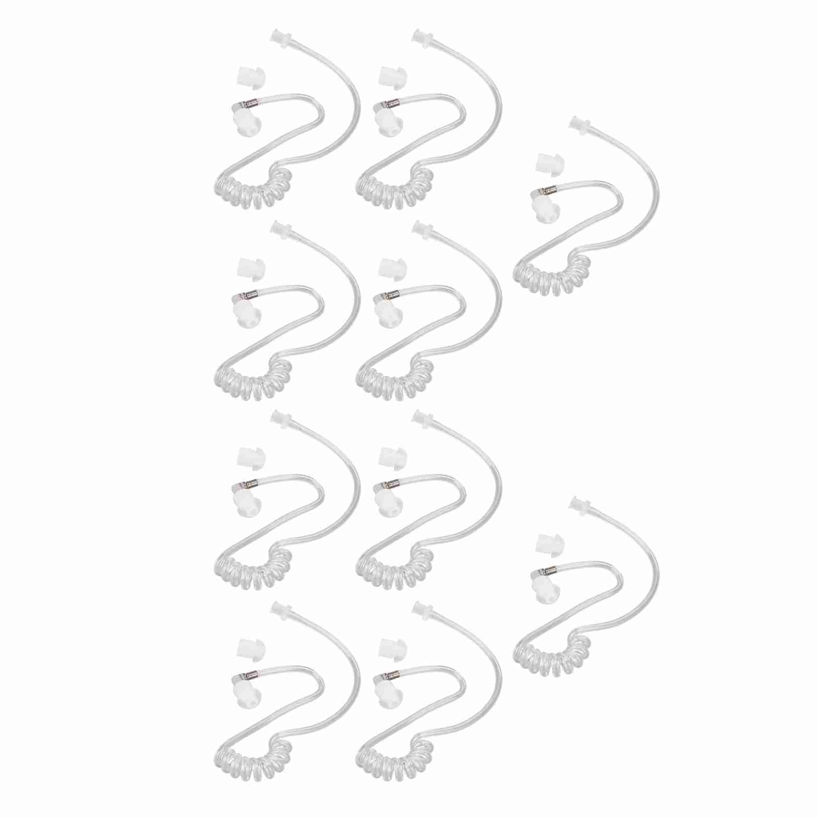 Replacement Acoustic Tube Comfortable Detachable Transparent Clear Acoustic Tube for Motorola Two