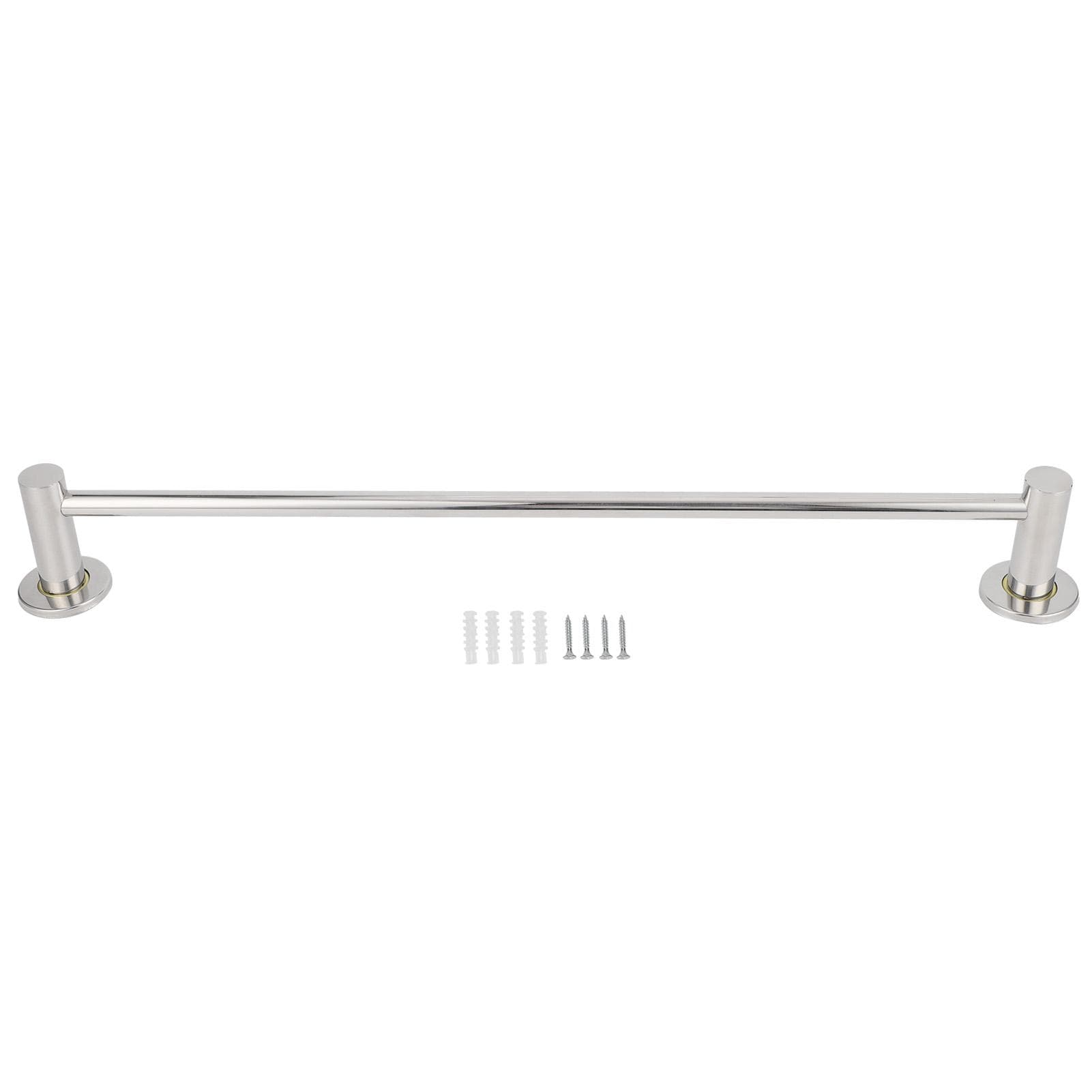 57CM Towel Bar Stainless Steel WallMounted Towel Rack Hanger Storage Shelf for Bathroom