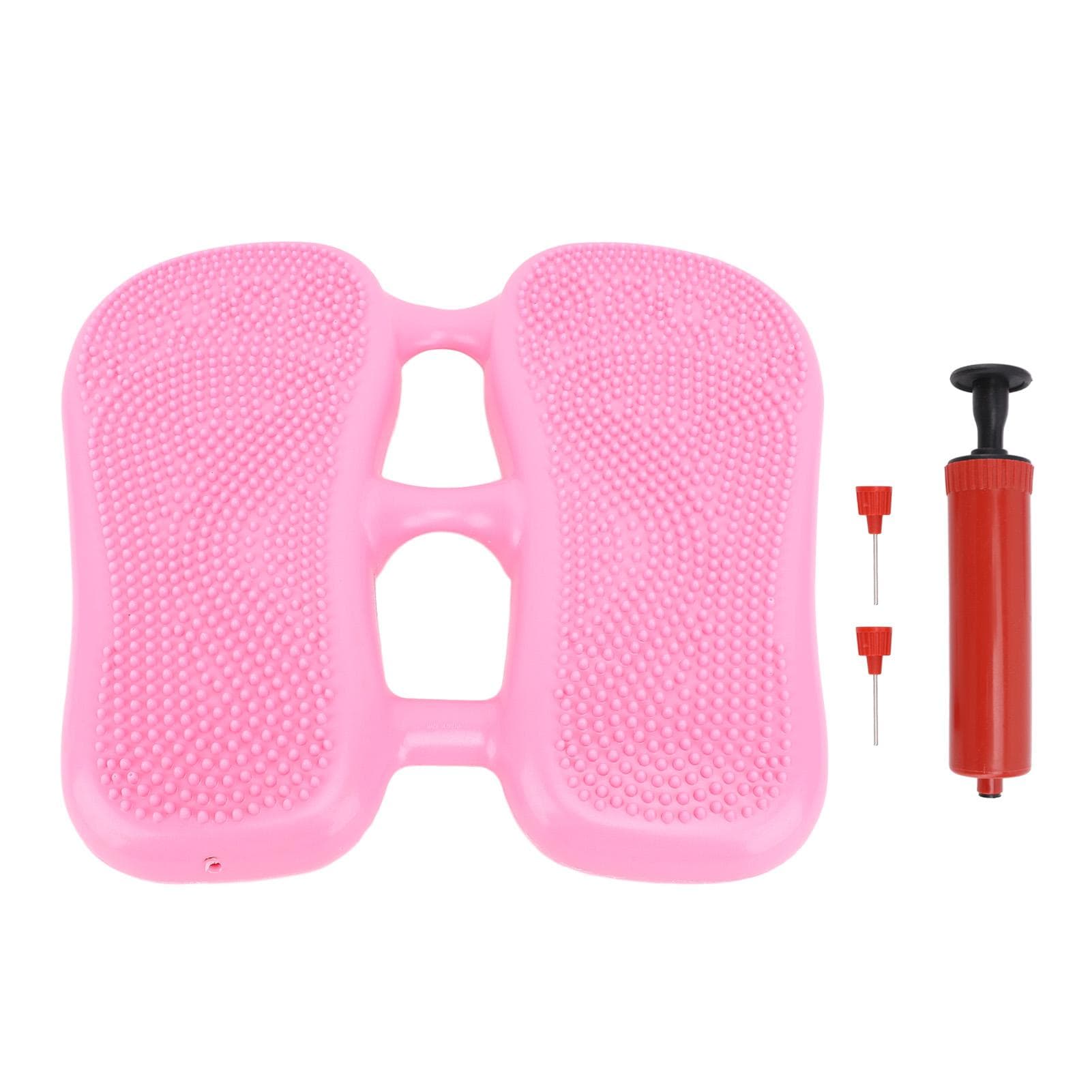 Inflatable Stepper Multi Purpose Fitness Exercise Air Stepper Foot Massage Balance Board Roseate pink