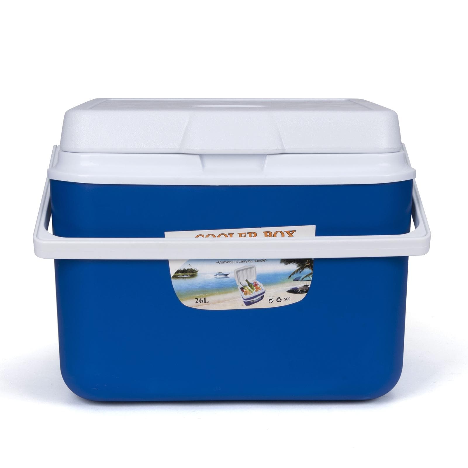 Outdoor Insulated Cooler Box Lunch Box for Camping Picnic Beach Car 13L