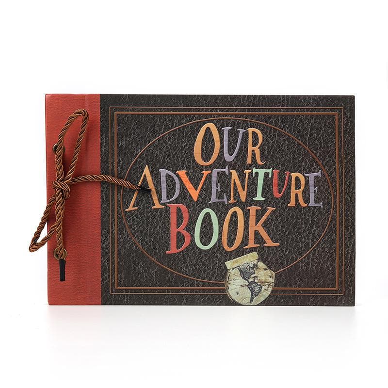 DIY Adventure Album Photo Album Handmade Scrapbook Adventure Book Retro Kraft Album Anniversary Wedding Guest Book