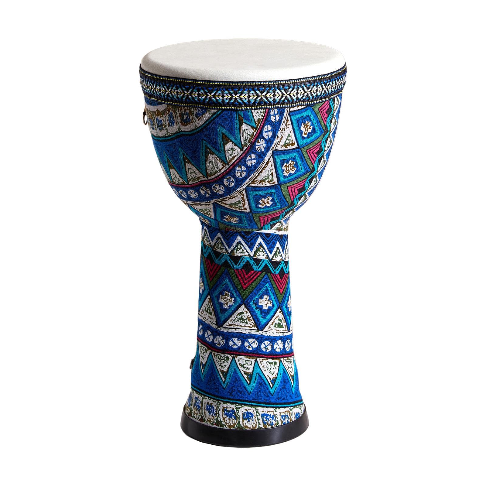 8-inch African Drum PVC Drum Body Goatskin Drum Surface Lightweight Hand Clapping Drum Percussion Flower Sea