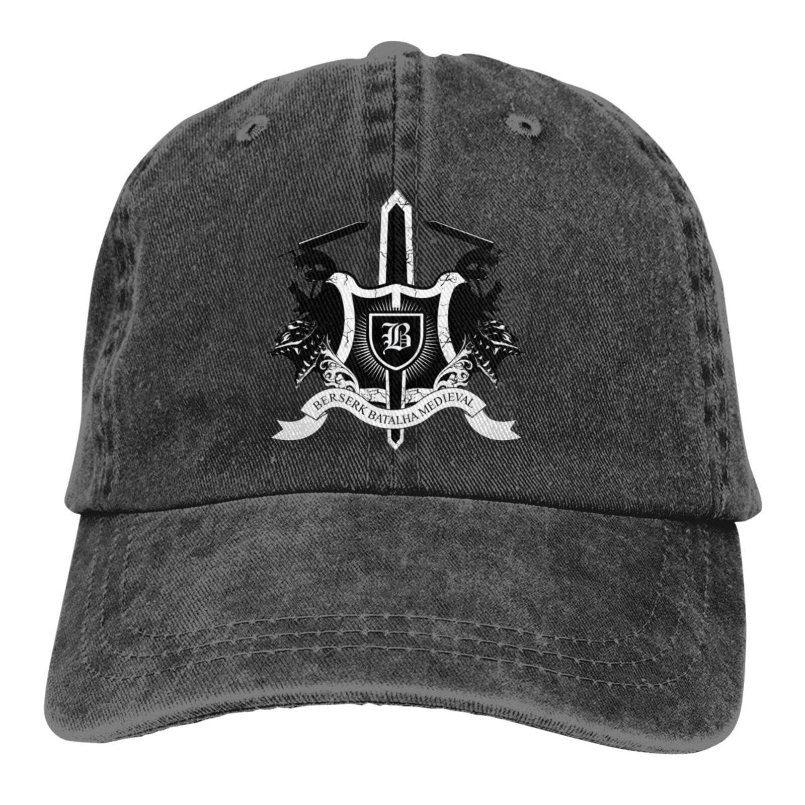 Vikings Mjolnir and Rune Wheel Norse Mythology Symbol Baseball Dad Cap Hip Hop Cap Adjustable Classic Sports for Unisex Women Hat One Size