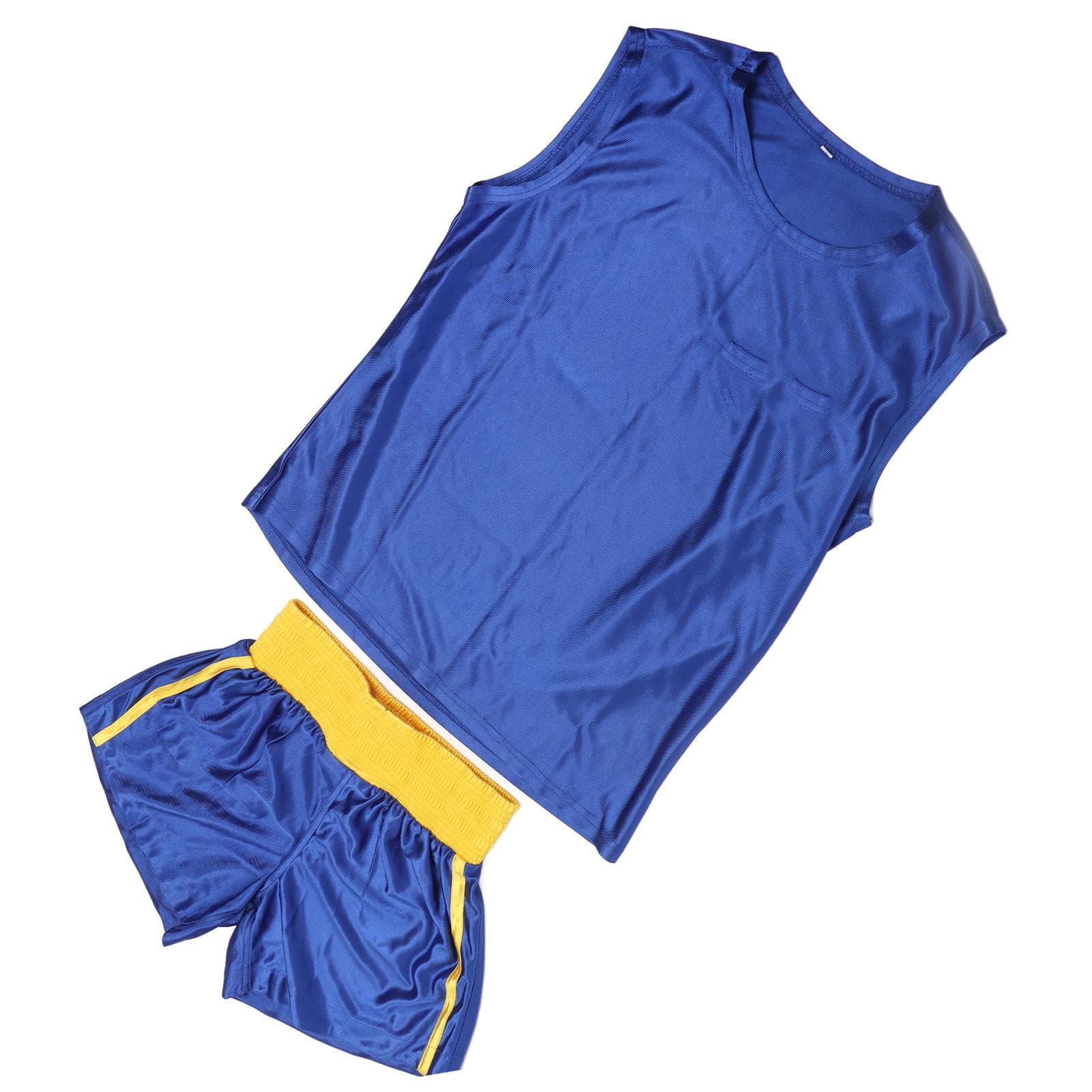 Kids Boxing Uniform Elastic Waist Sanda Mauy Thai Training Suit Outfit for Competition