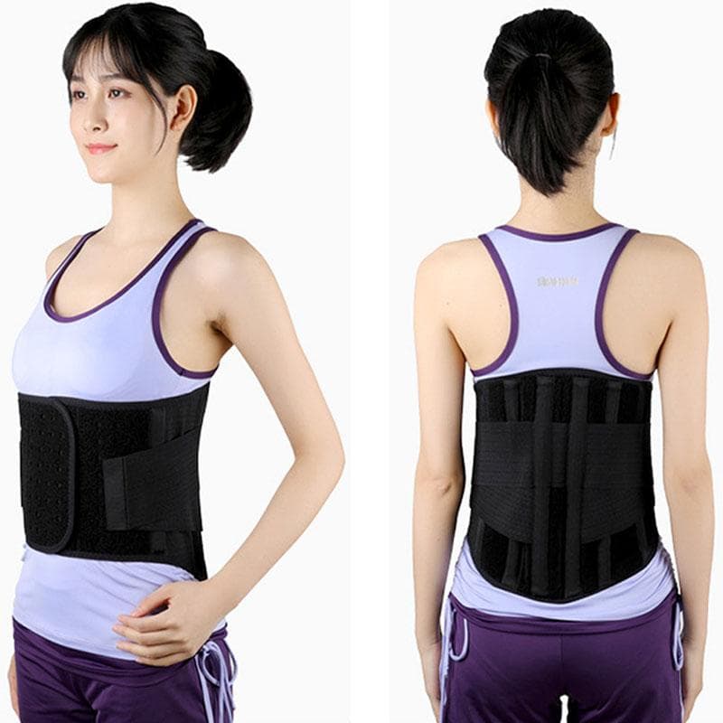 Lower Back Braces for Back Pain Relief - Compression Belt Lumbar Support Waist Backbrace for Herniated Disc, Sciatica, Scoliosis S