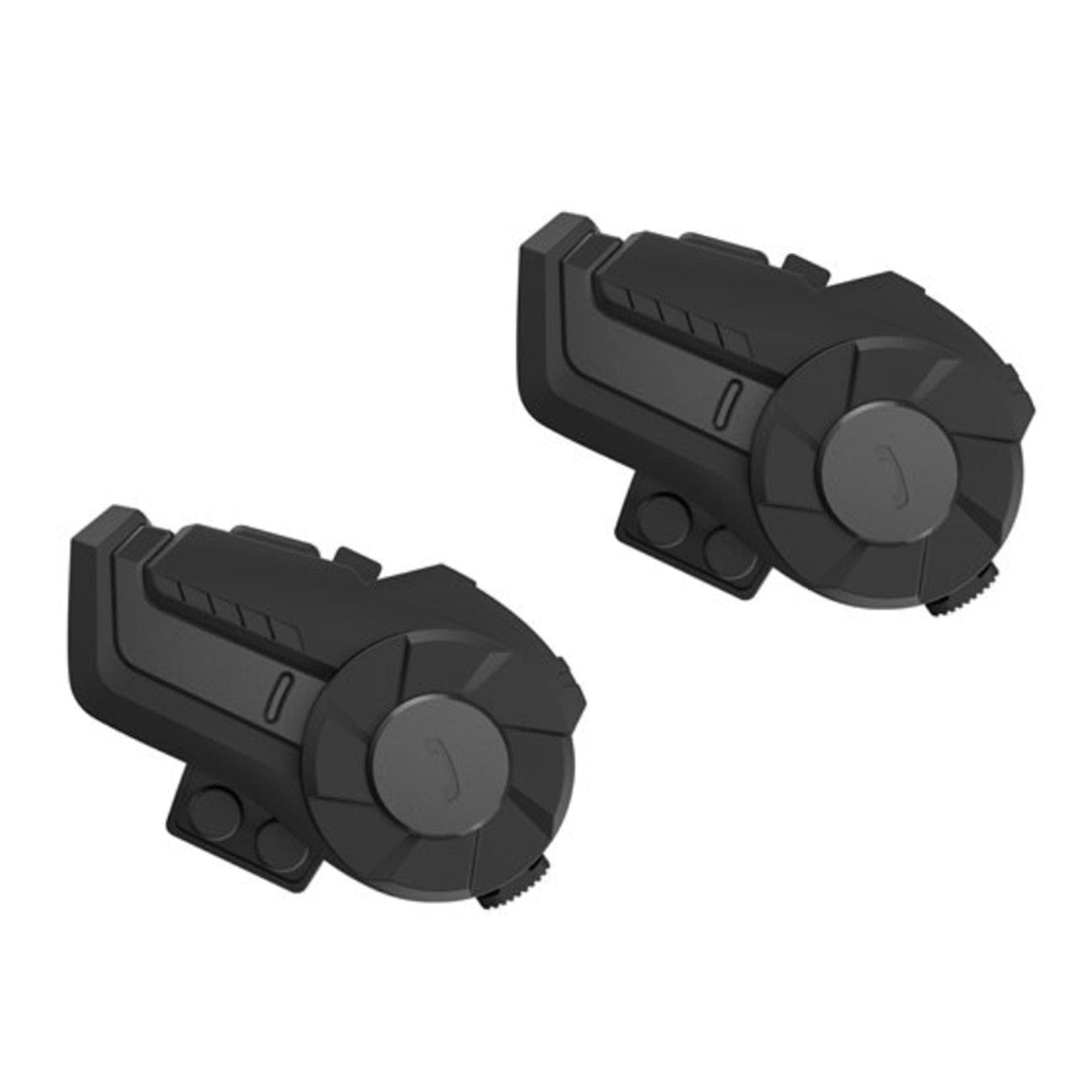 Hysnox HY-1001 Motorcycle Helmet Intercom BT5.0 Hands-free Interphone Full Duplex 800M Range IP65 2PCS black