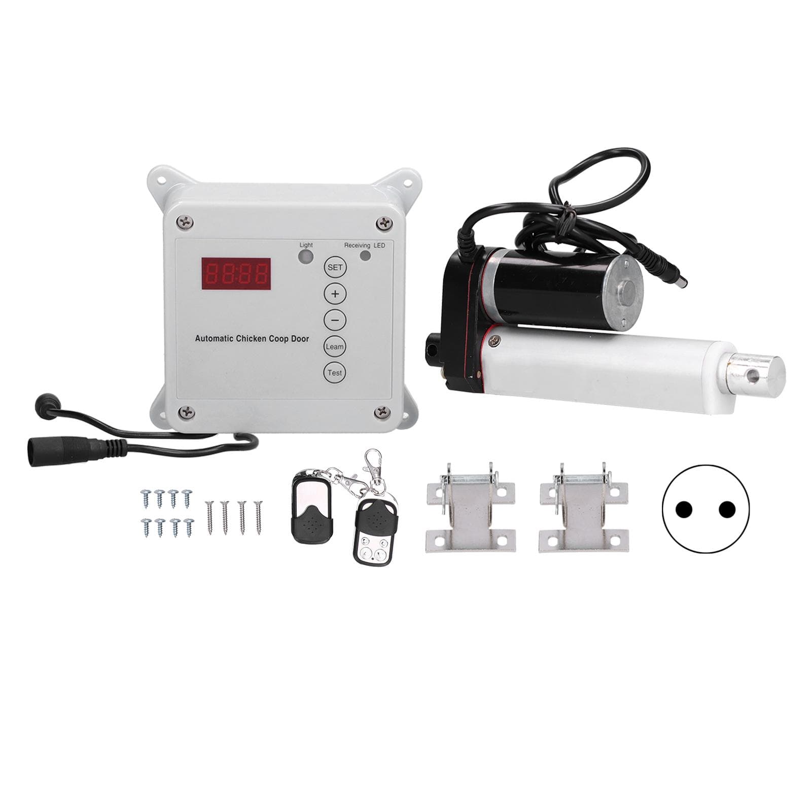30W Coop Control Automatic Timing Photosensitive Chicken Coop Control for 230?1000mm Door 100?240V