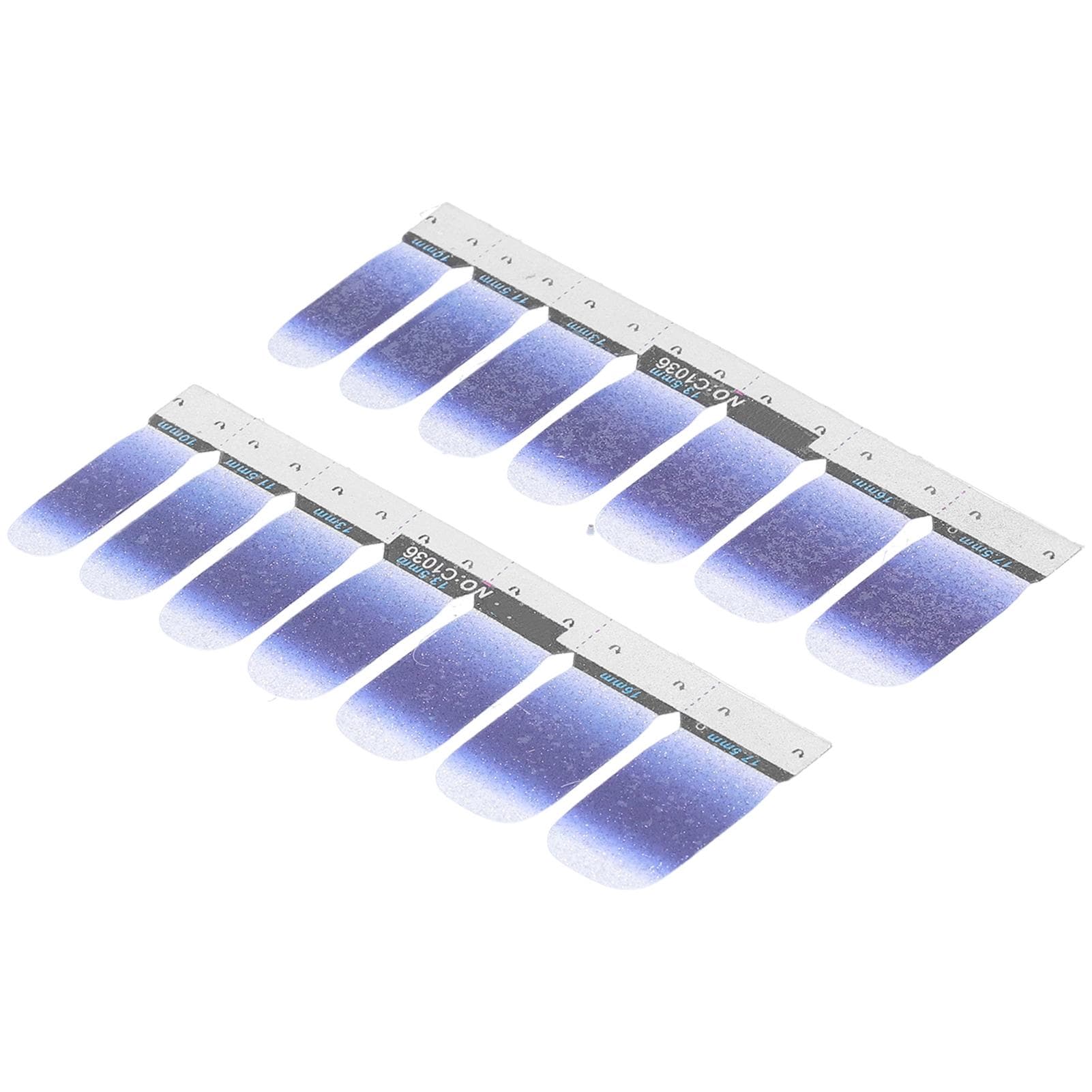Gradient Nail Art Transfer Sticker SelfAdhesive Nail Polish Strips Full Wraps Decals(36 )