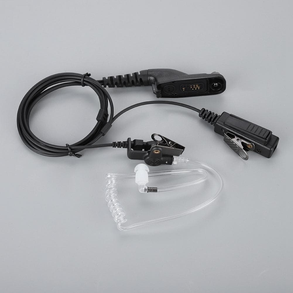 Air Tube Earpiece Headset Mic For CB Ham Radio MTP850S MTP830S Walkie Talkie Accessory