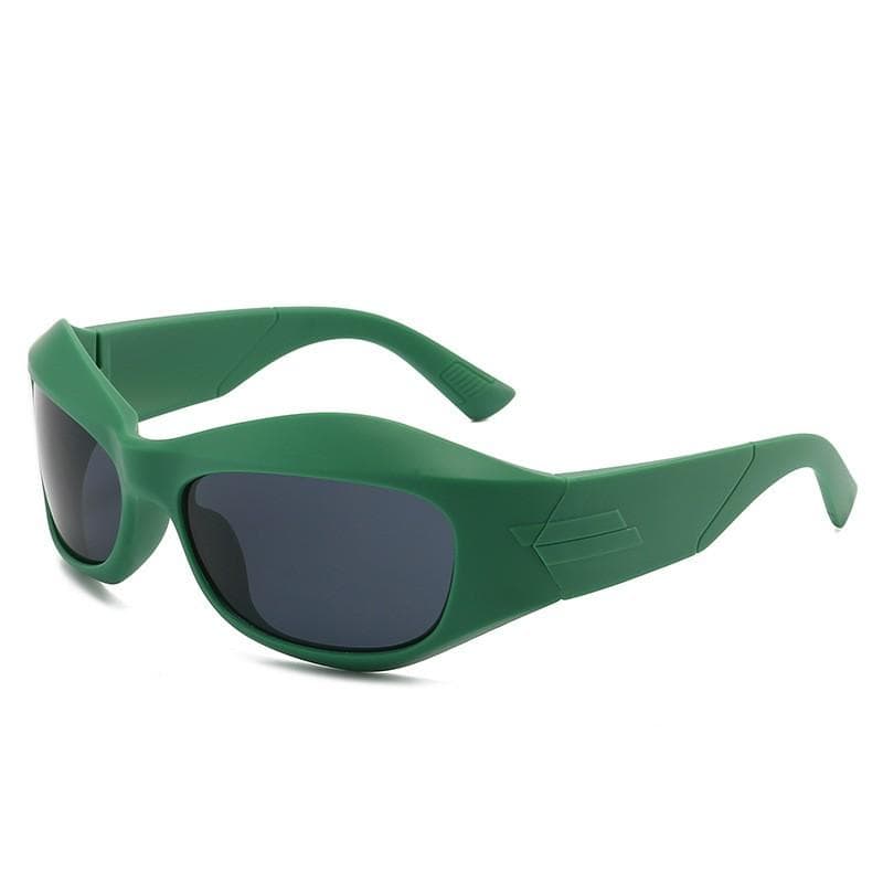 Special Curved Surface Y2k Sunglasses Futuristic Tech Women Trendy MillennialGirl 68104
