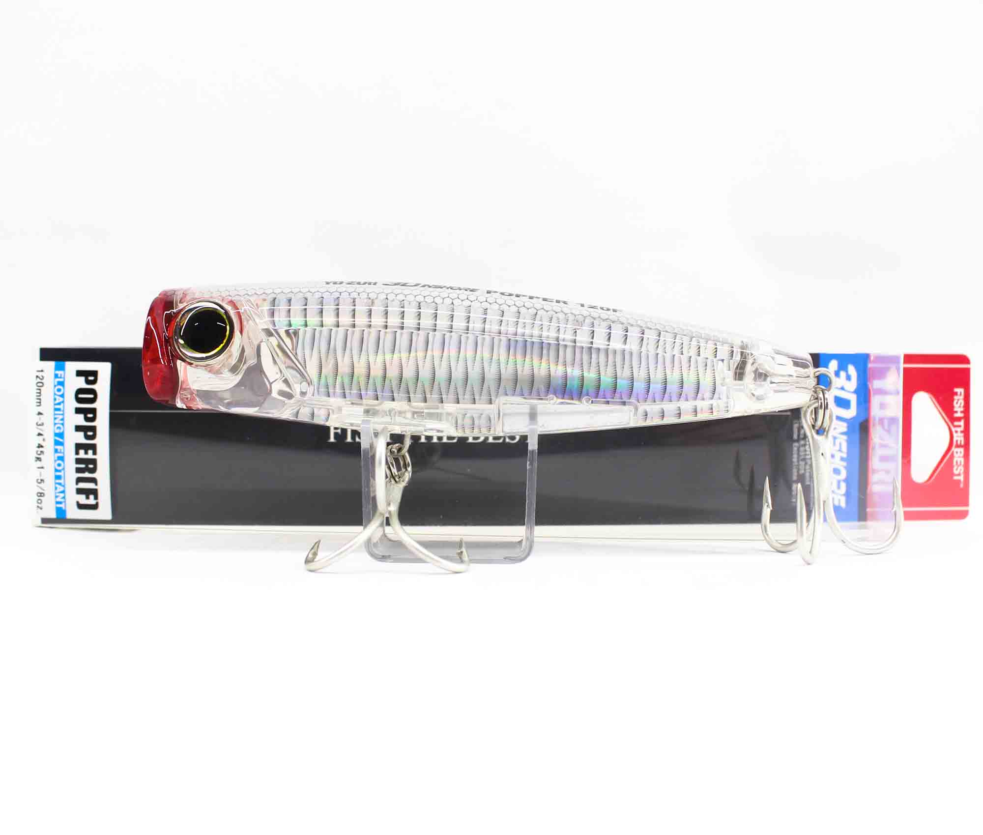 Yo Zuri Duel 3D Inshore Popper 120F Floating Lure R1412-HGSH (1061)