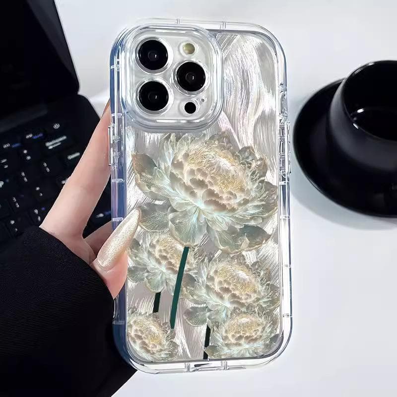 Applicable To Apple 16 Mobile Phone Case IPhone15Promax14PRO Feather Ip13 Cream 11 Anti-fall/12 iPhone SE (second generation)