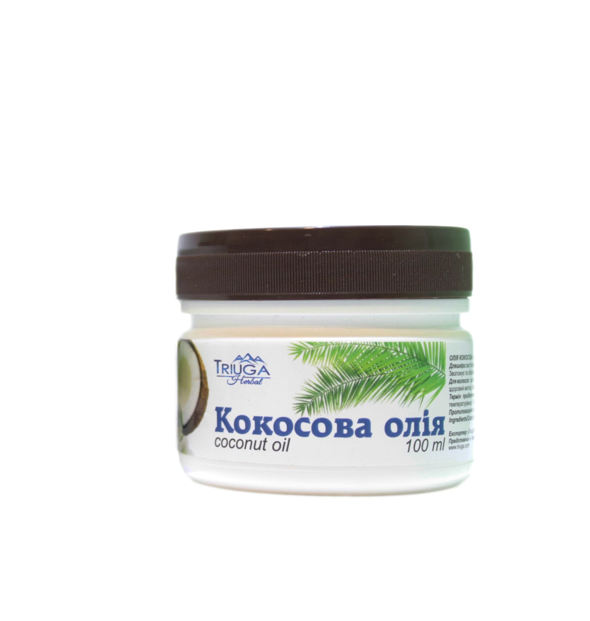 Unrefined coconut oil 100 ml - 100 % natural oil