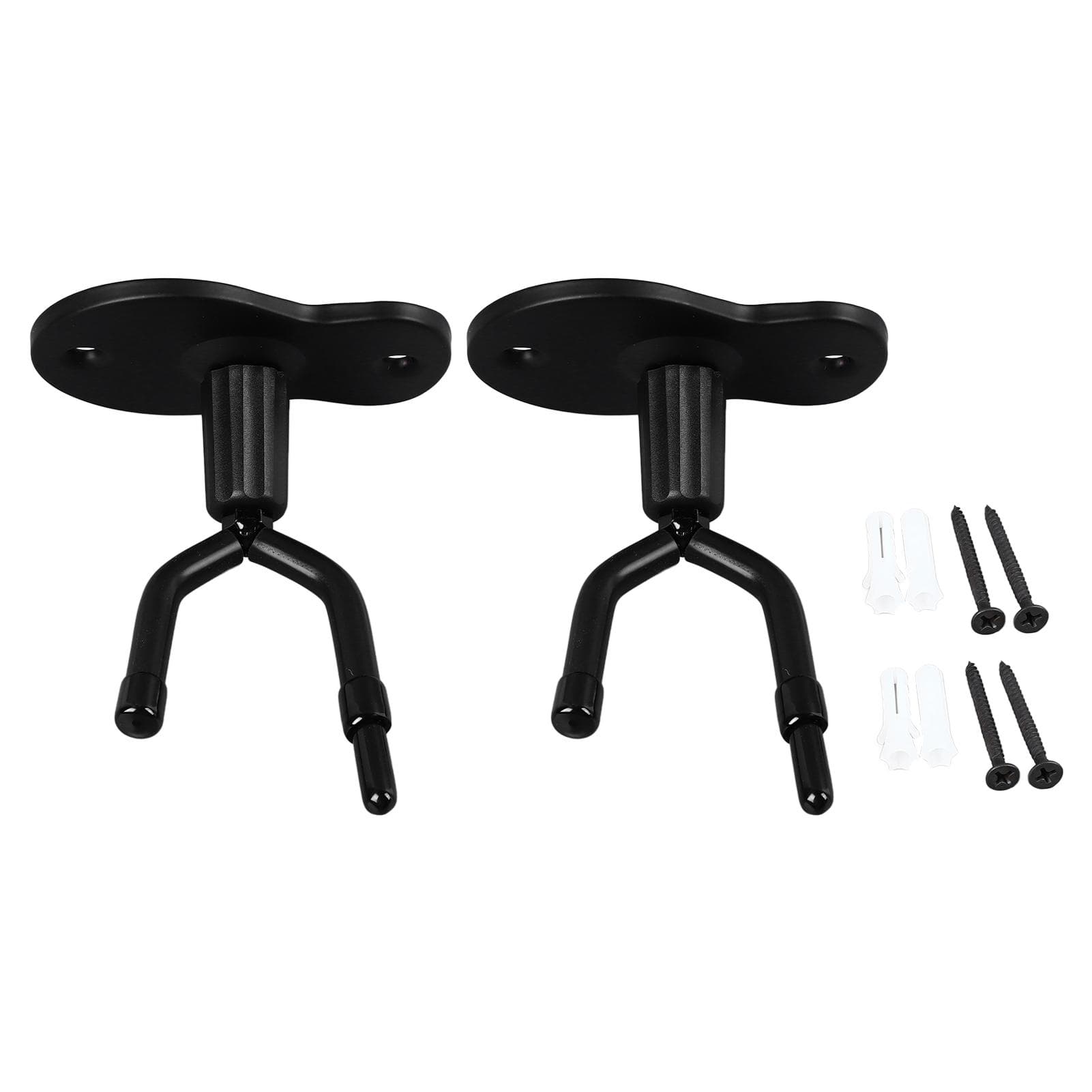 Violin Hanger Iron Base Anti Slip Rubber Pad Double Head Adjustable Wall Mount Violin Viola Hook