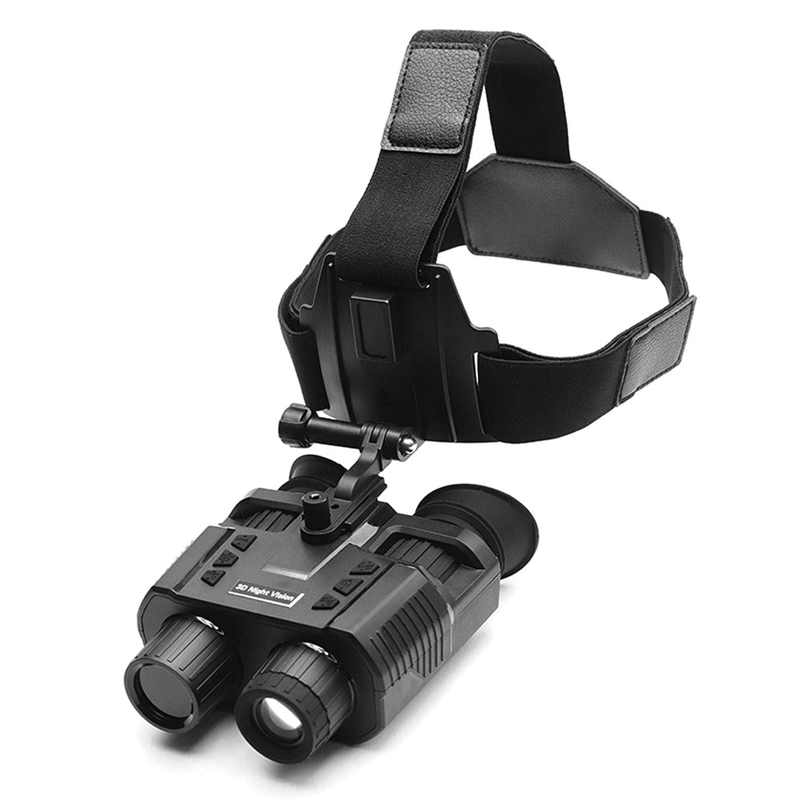 1080P Night Vision Goggles 4X Digital Zoom Infrared Hands Free Head Mounted Night Vision Binoculars black