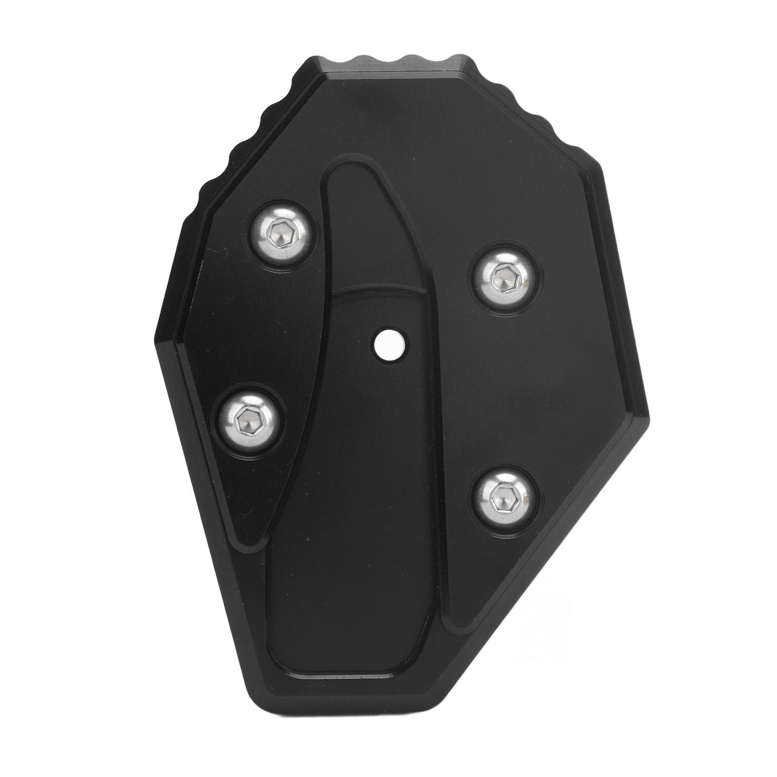 Motorcycle Kickstand Pad Enlarger Plate Anti Sinking Foot Widening Stand Extension Pad for XMAX 400 black