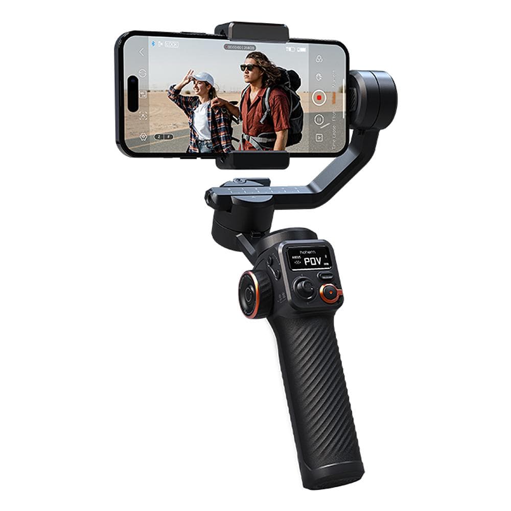 hohem iSteady M6 3-Axis Smartphone Gimbal Stabilizer Anti-shake Phone Vlog Gimbal 360degrees Rotatable Without Fill Light & AI Module