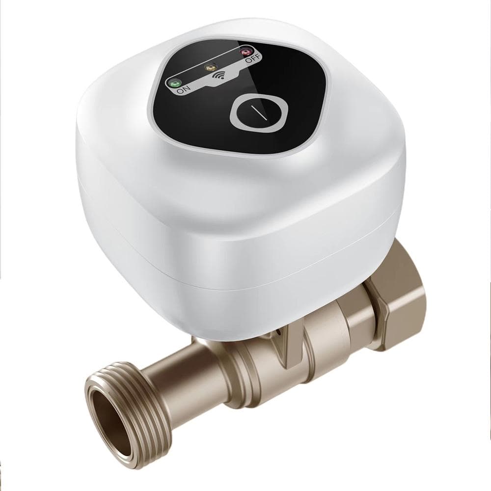 WiFi Intelligent Ball Valve Automatic Water Shut-off Valve Support APP Control3 Timing ModesWater DN15 white
