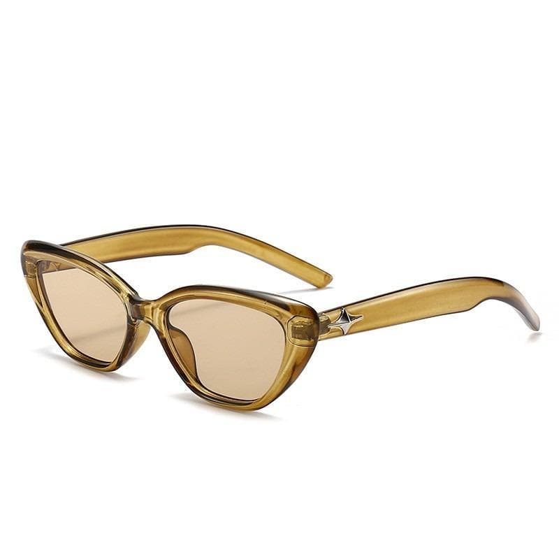Fashion Hip-hop Small Cat Eye Sunglasses Retro Women Shades Glasses Stylish Accessory