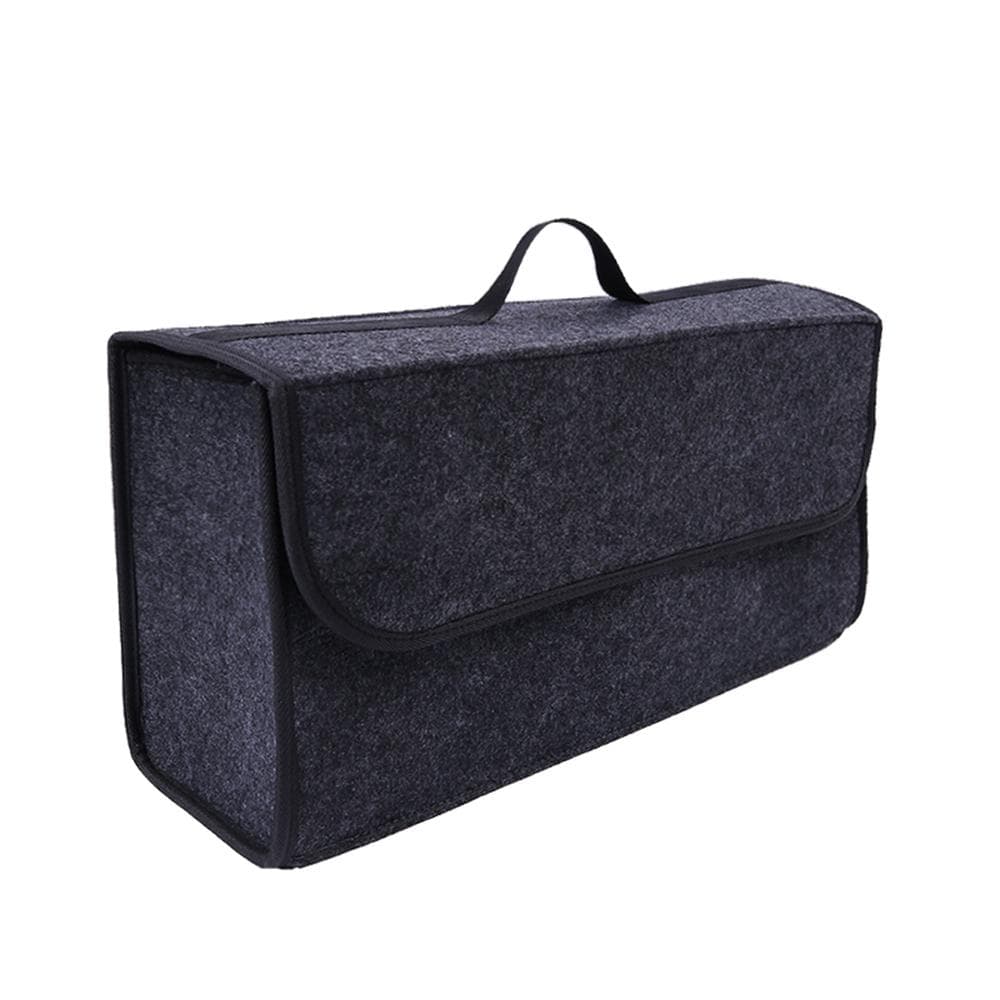 Car Soft Storage Box Trunk Bag Travel Storage Organizer Holder Car Accessories Deep Grey dark gray