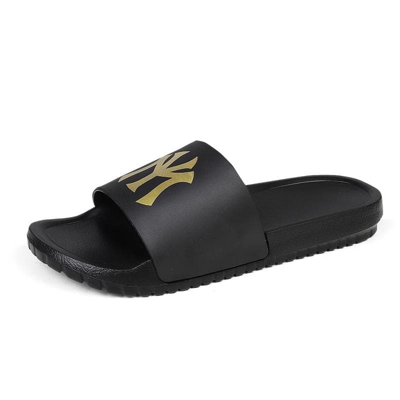 Beach Flip Flops Men Original Brands Men's Slide Slipper Man Luxury 2024 Soft Men's Slippers Walk Around Home Summer Shoes Sale 39