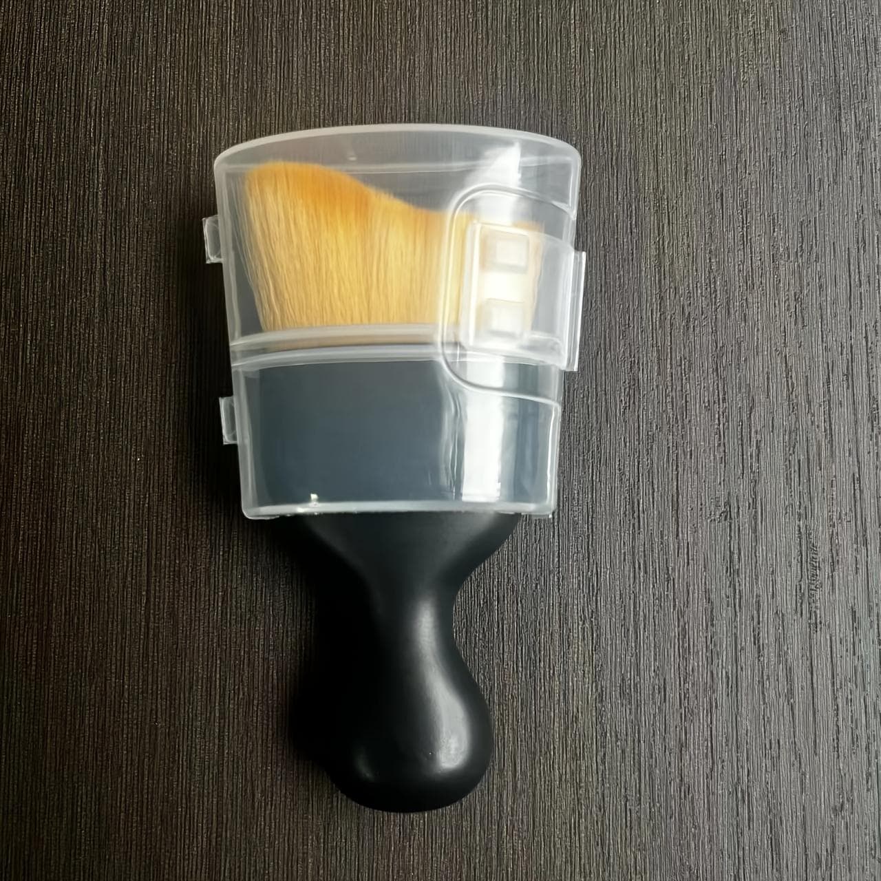 Multifunctional Soft Bristle Car Interior Brush - Suitable for Vent, Seat, Console, etc. | Non-slip Handle | Car, Keyboard and Home Scratch black