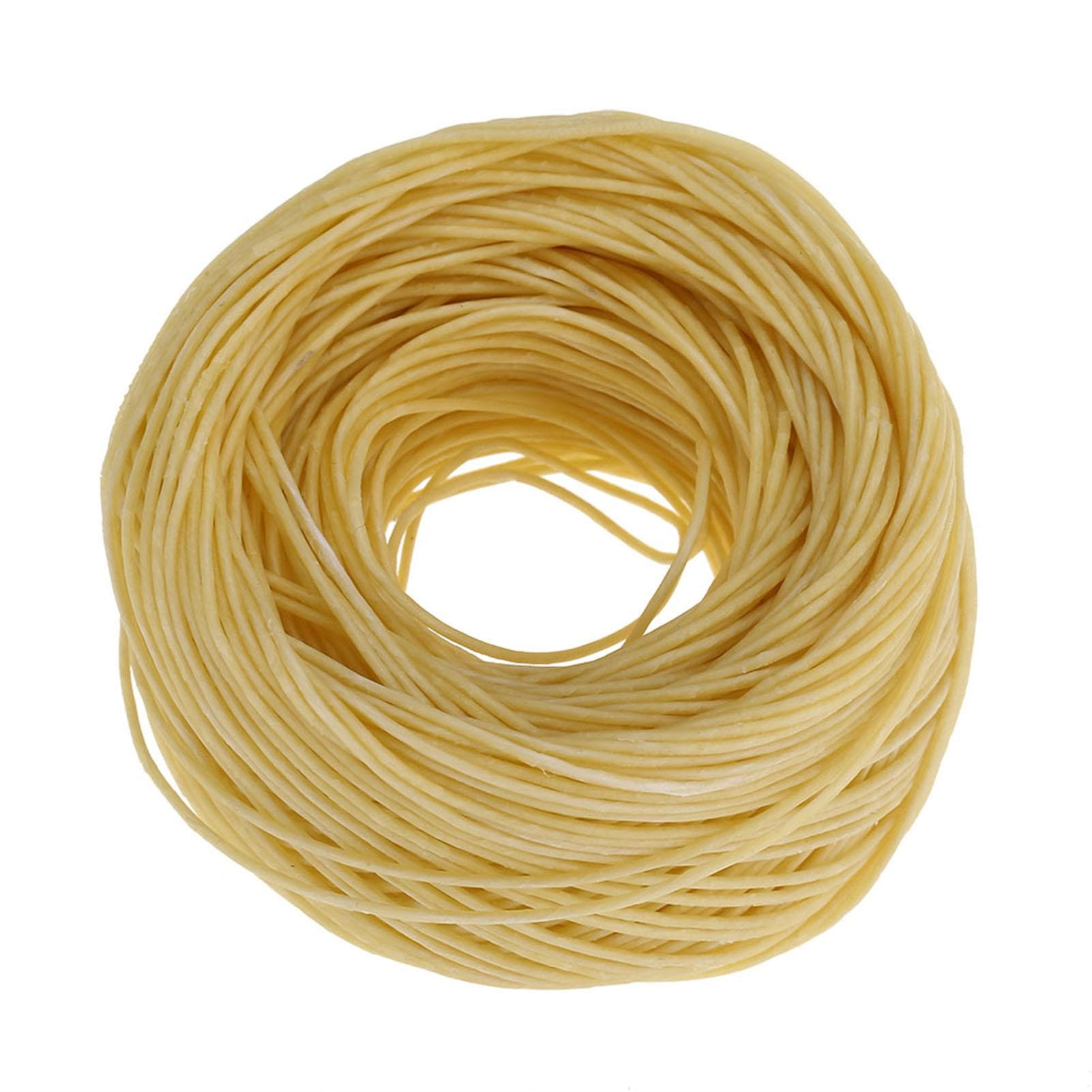 61m Organic Hemp Candle Wick Core with Pure Bee wax for DIY Oil Lamp Light