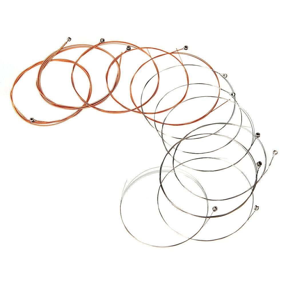 Alice A2012 12-String Guitar String 12pcs Stainless Steel Core Coated Copper Alloy Wound for Acoustic Folk Guitar