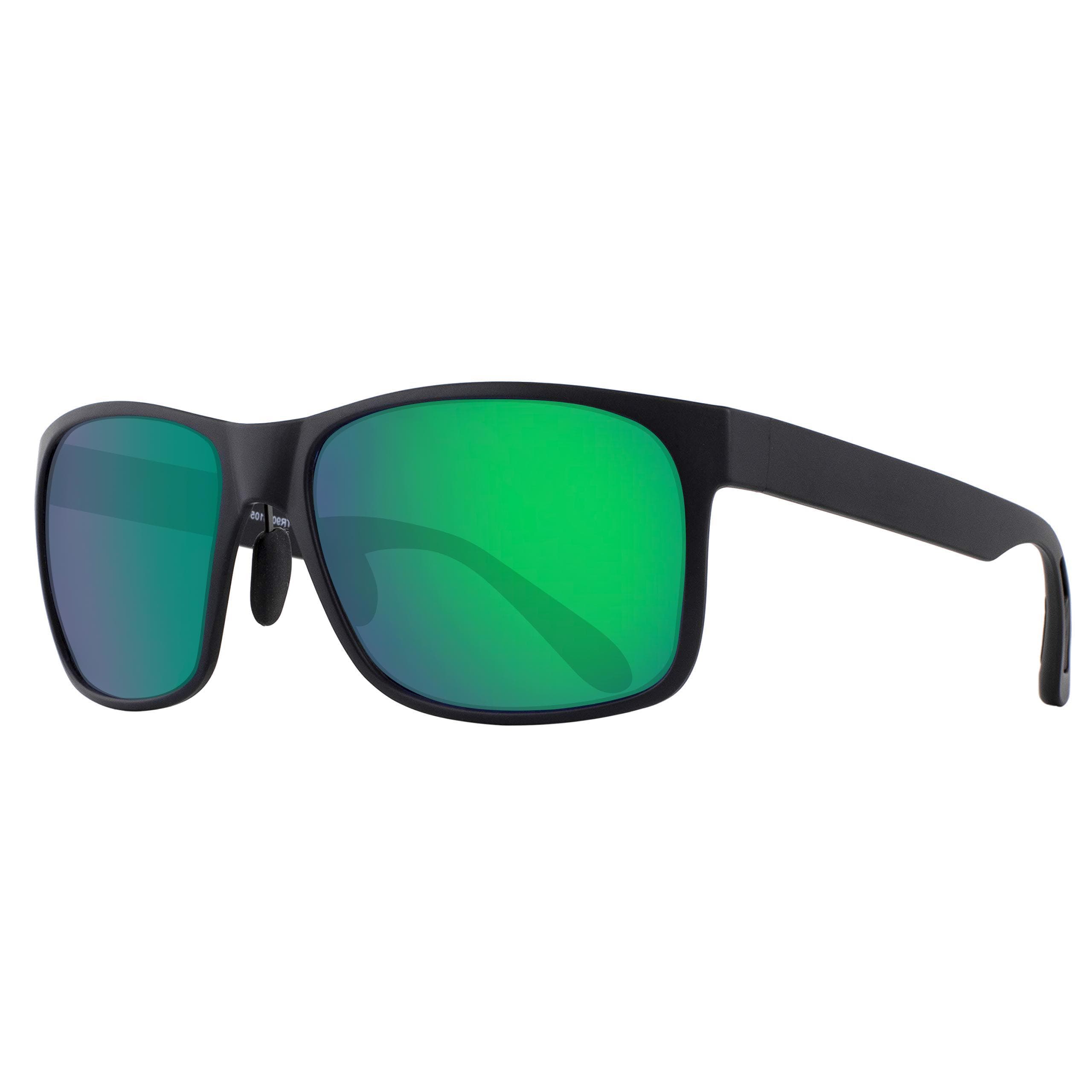 MAXJULI Square Oversized Sunglasses for Big Heads Men UV Protection Retro Vintage Fishing Eyewear 8105