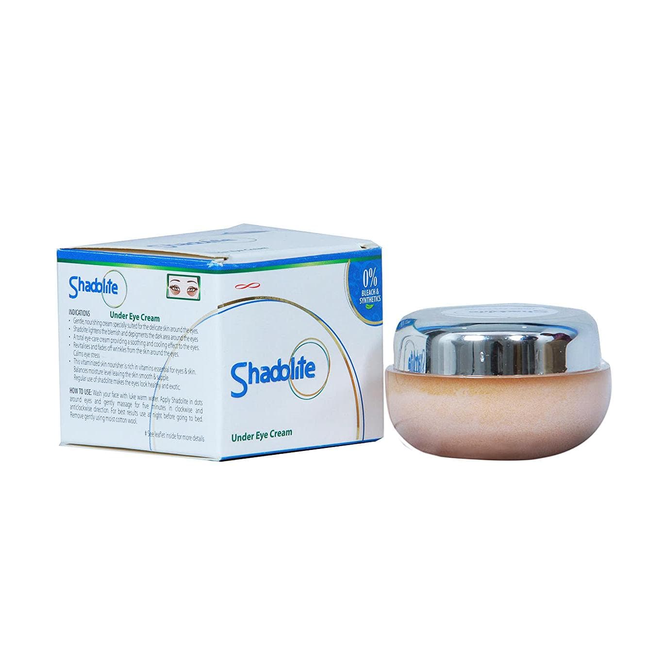 Shadowlight: cream for dark circles under the eyes (25 g), Shadolite Under Eye Cream Rajah Ayurveda 11