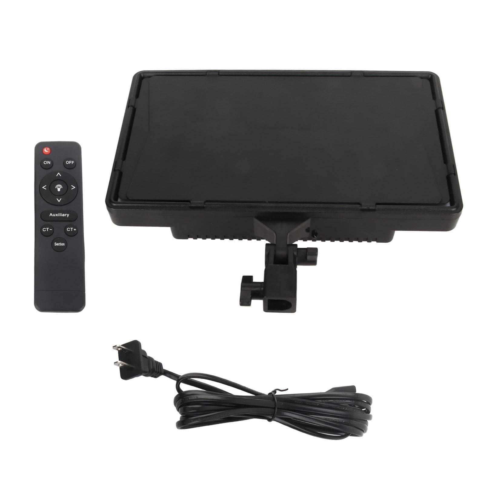 LED Video Light 40W Aluminium Alloy 3200 to 6500K Stepless Dimming Photography Light for Blogger US Plug