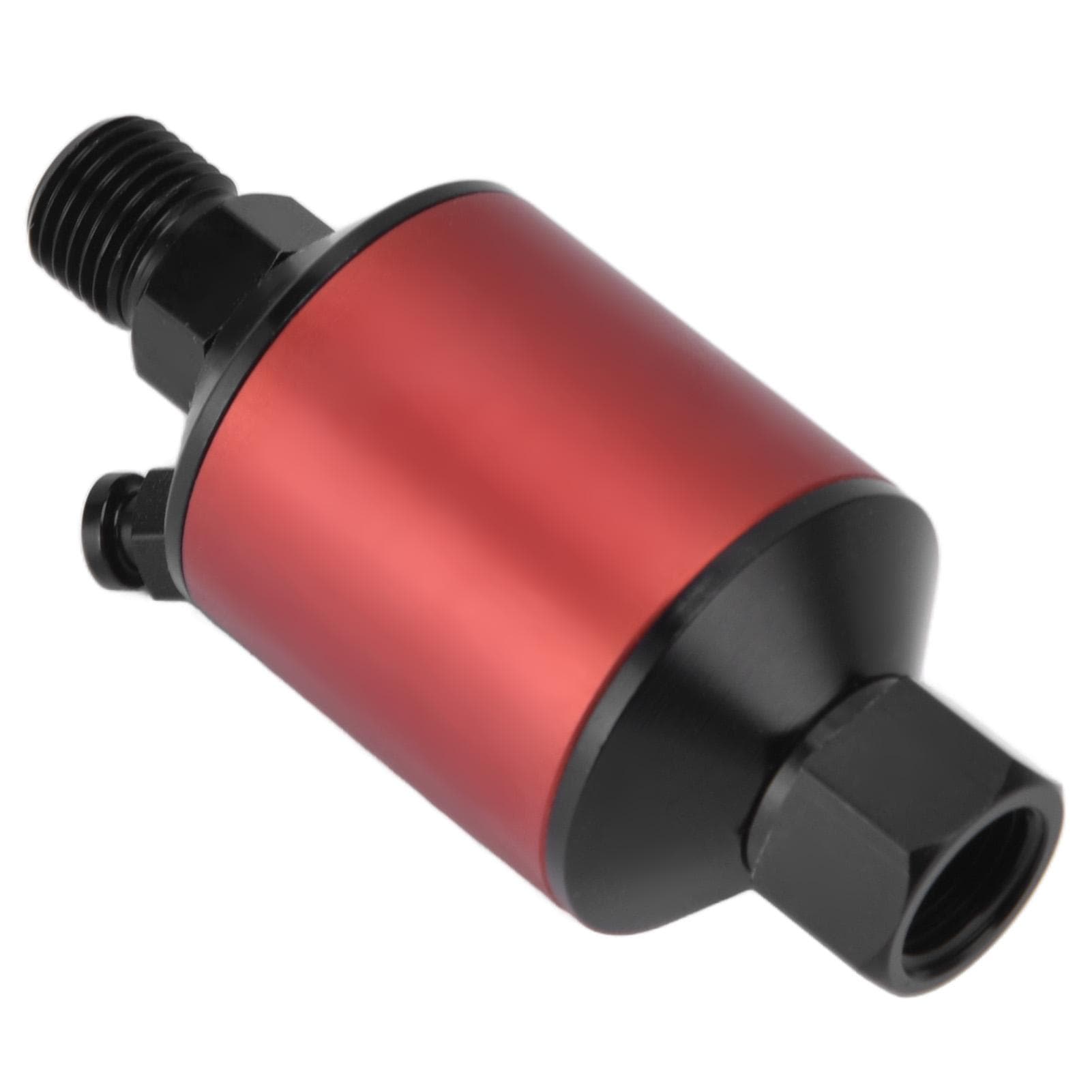 1/4 Inch Water and Oil Separator Air Compressor Water Separator 1/4inch NPT Compressed Air Filter red