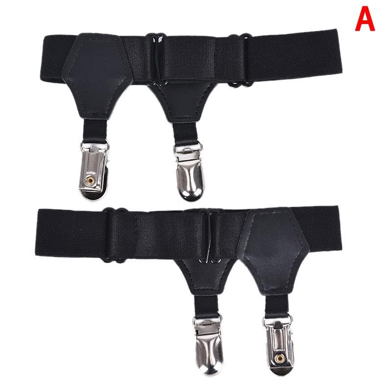 1Pair Women Men Garter Suspender Braces Leg Elastic Sock Suspender Garter Holder Type A