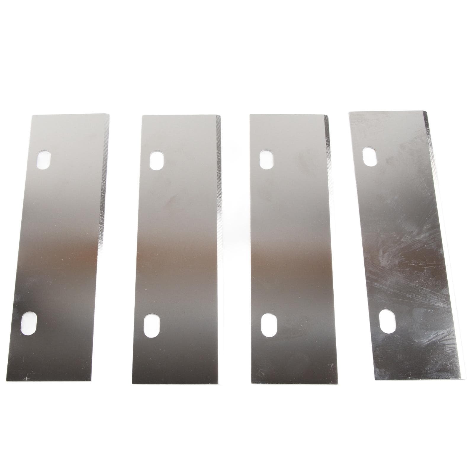 4PCS Grill Scraper Blades Stainless Steel Heavy Duty Griddle Scraper Replacement Blade Accessories