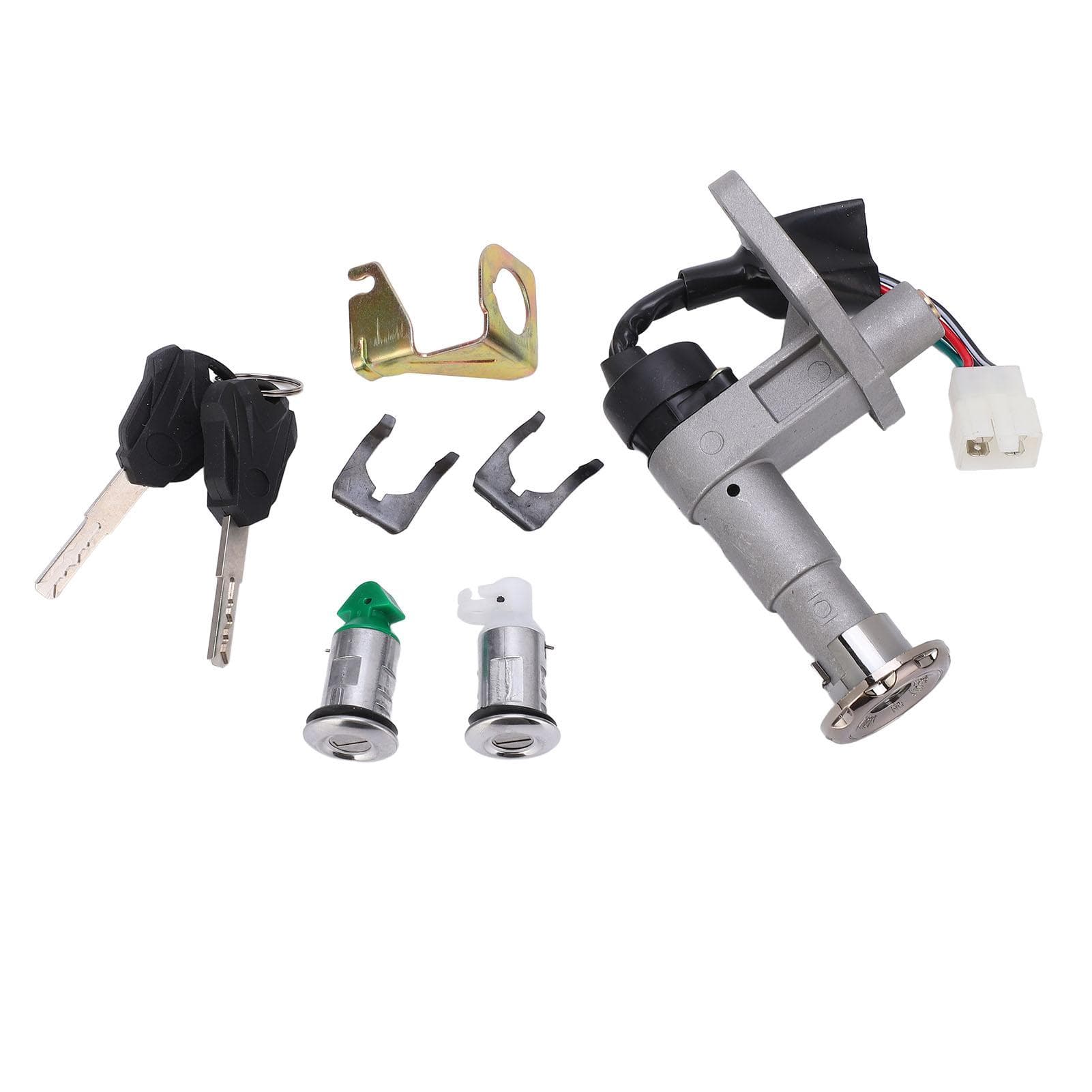 Ignition Switch Key Set 4 Wires Metal Alloy Universal for GY6 4 Stroke 150cc Scooter Moped