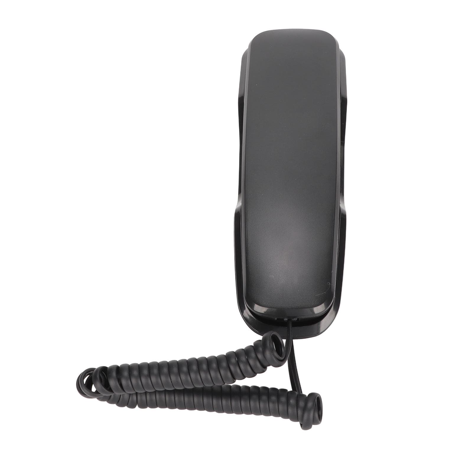 Wall Mounted Phone Redialing Mute Function Corded Telephone for Home Office Hotel Black black