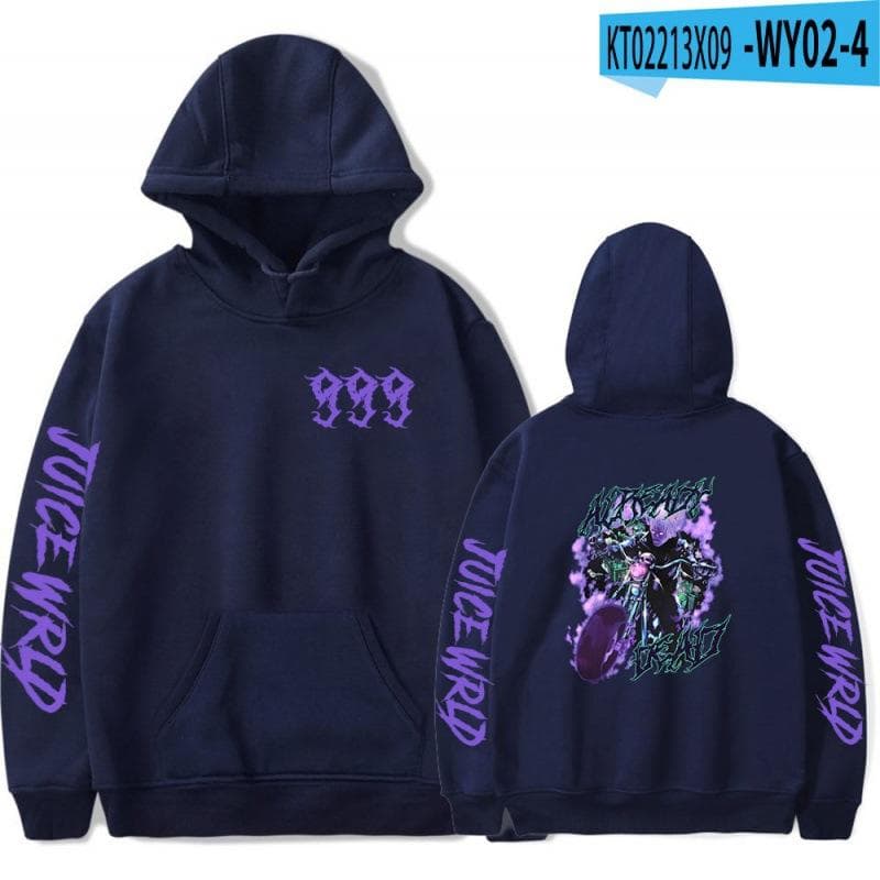 Black Hoodies Juice WRLD Men Women Sweatshirts S