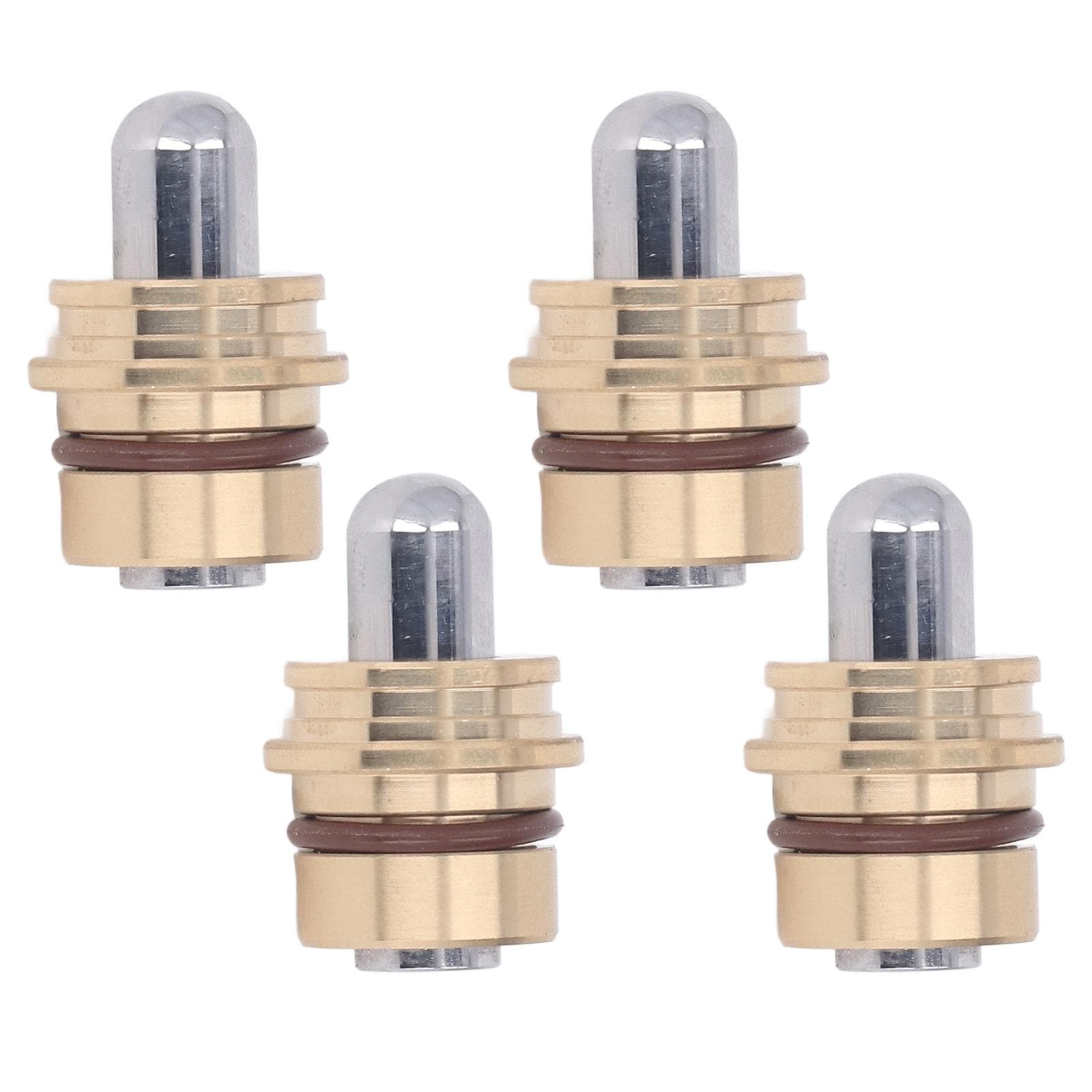 4PCS Joystick Handle Button Head Rubber Sealing Metal Push Rod Button for Sany 60 Excavator