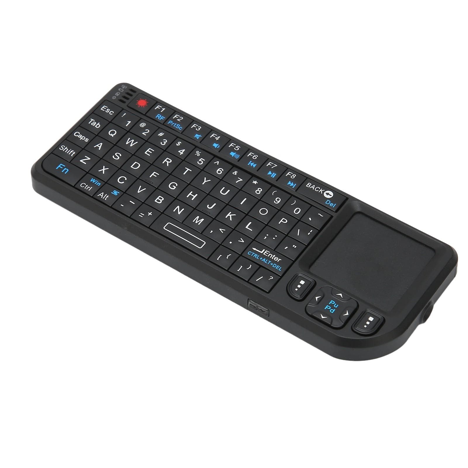 Mini Keyboard 2.4G Wireless Backlit Integrated Design Inbuilt Rechargeable Battery Wireless