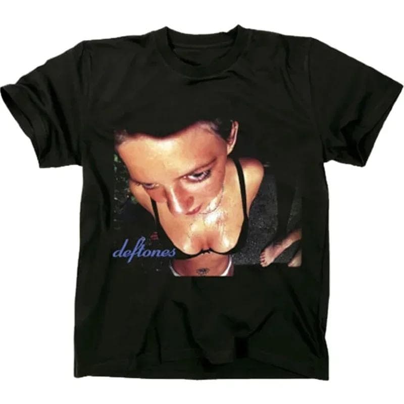 Deftones T Shirt Men High Quality Cotton T-shirt Fashion Women Short Sleeve Tops Punk Music Style Metal American Tee Shirt M