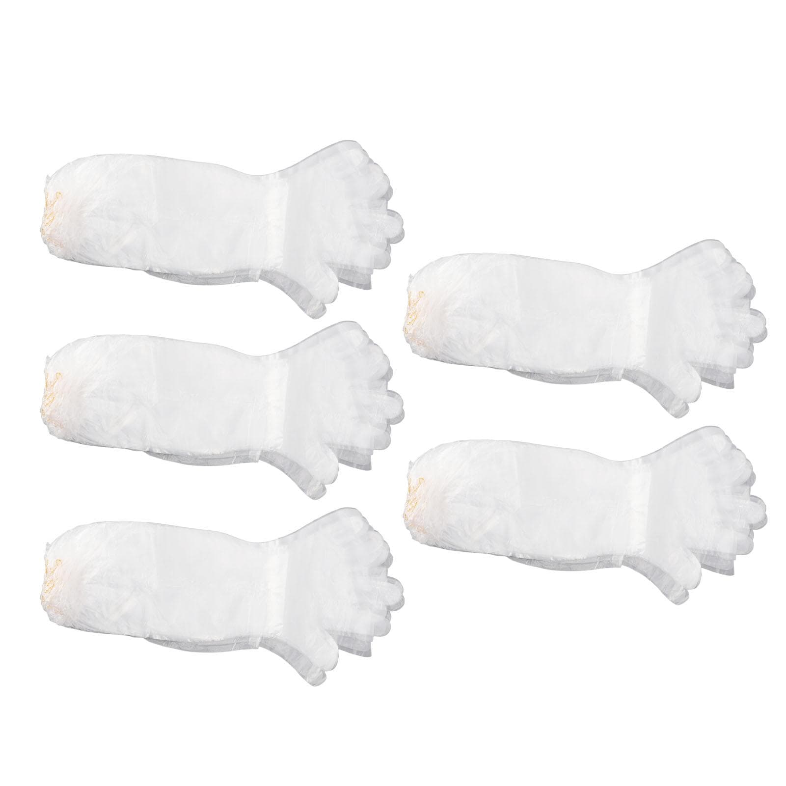 100Pcs Veterinary Gloves Disposable PE Long Arm Length for Animal Artificial Fertilization with