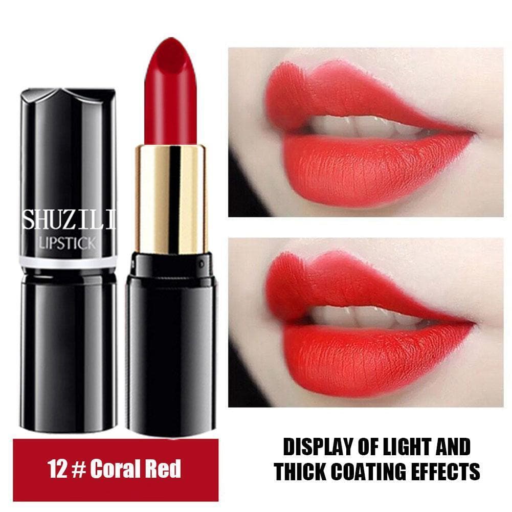 Lipstick Smooth Tube Lipsticks Waterproof Long-lasting Moisturizing Lip Makeup
