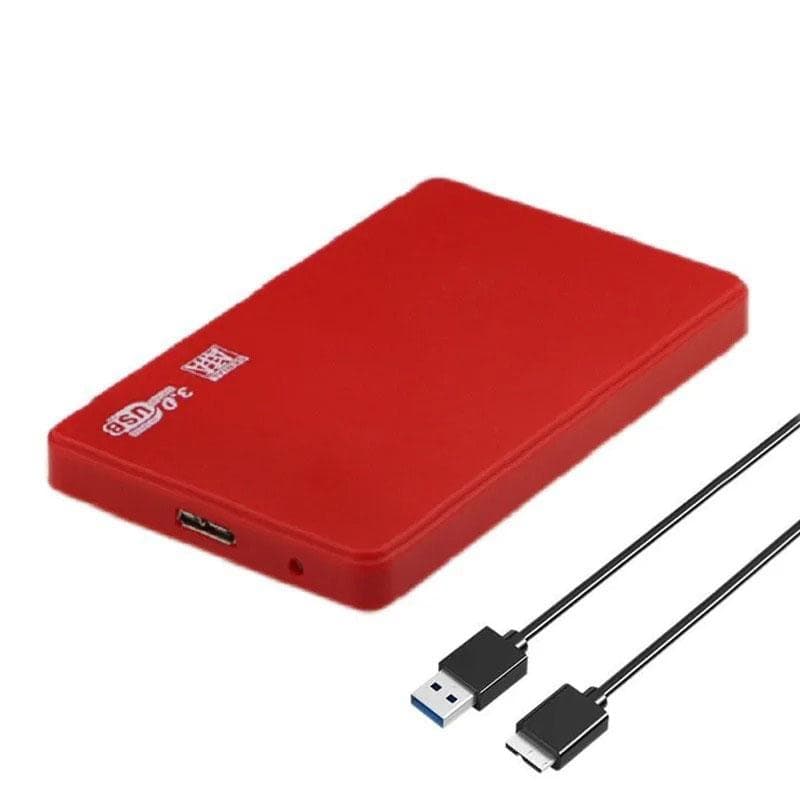 USB 3.0 to 2.5 Inch Hard Drive Case SATA HDD SSD Enclosure Mobile Hard Disk Case 5Gbps External Storage HDD Box for PC Laptop Smartphone