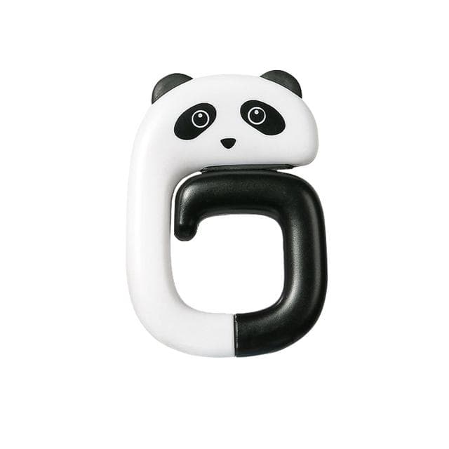 Travel Portable Plastic Bag Cute Animal Hook for Hanging Decorative Table Purse Bag Hooks Wall Hanger Holder Handbag Hanger