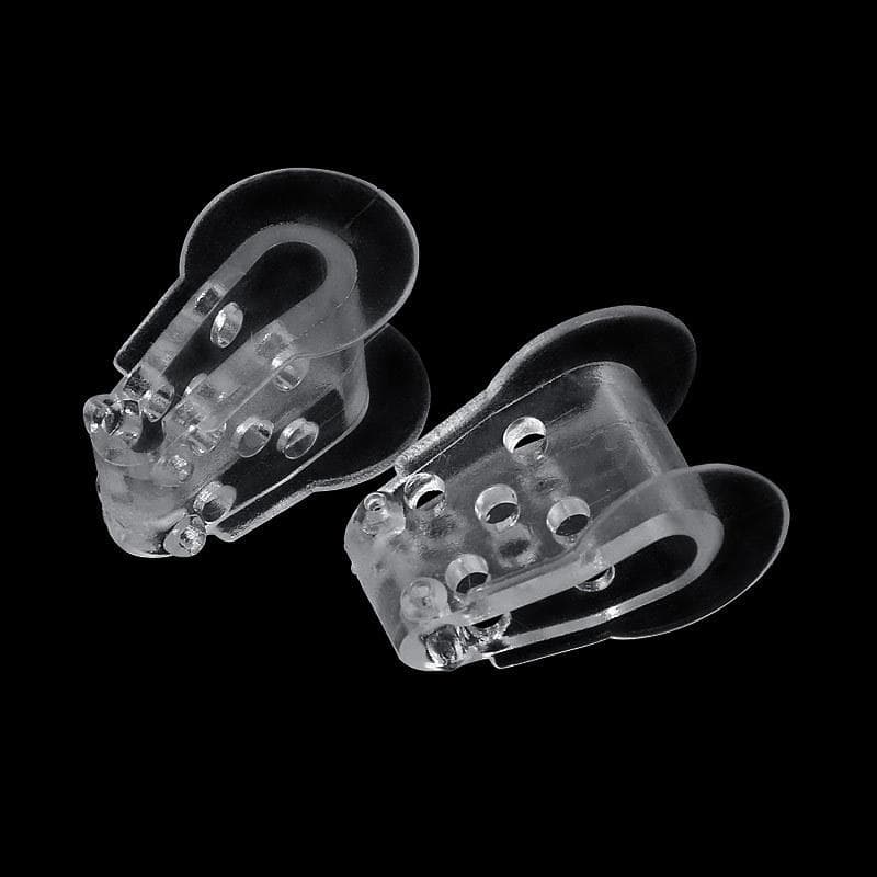 1 Pair Silicone Toe Separators Foot Care Tools Big Toe Splitter Thumb Separators clear