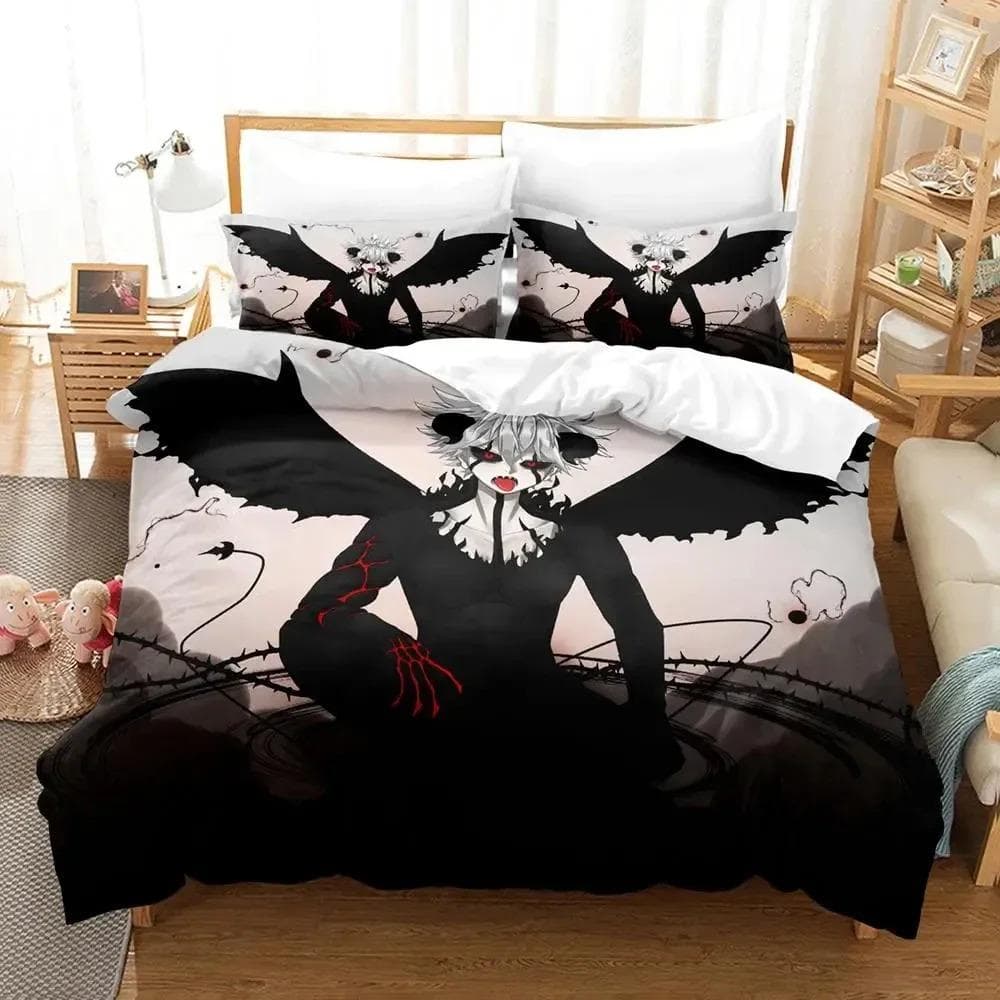 Anime Black Clover Bedding Set Duvet Cover Bed Set Quilt Cover Pillowcase Comforter king Queen Size Boys Adult Bedding Set 70x133cm 2pcs