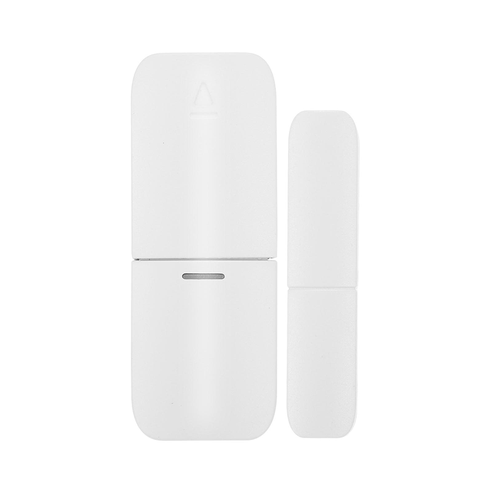 433Mhz Wireless Magnetic Door Sensor Door Window Alarm Home Automation AntiTheft Alarm Compatible white