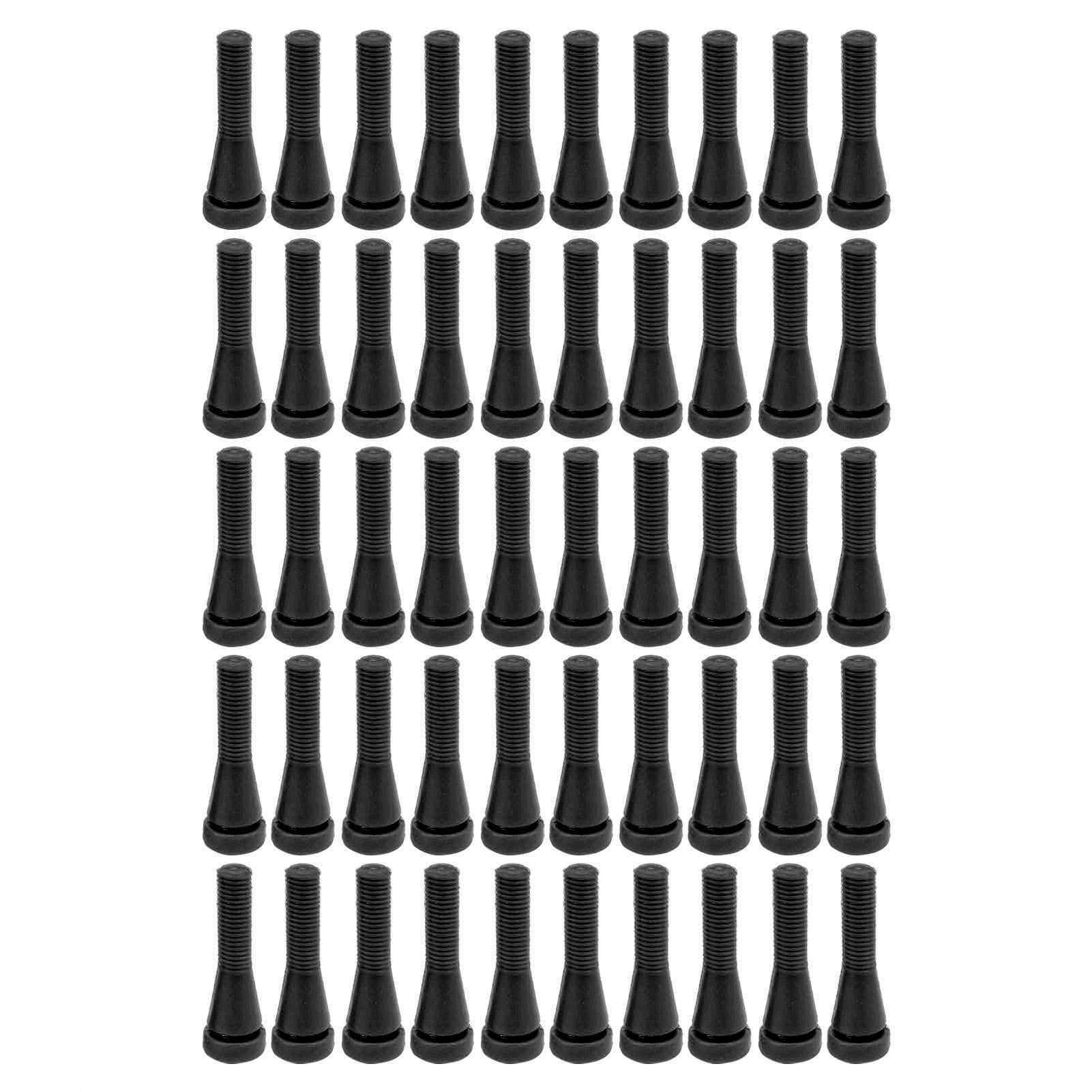 50 Pcs Poultry Plucking Fingers Rubber Hair Removal Stick Plucker for Chicken DuckBlack black
