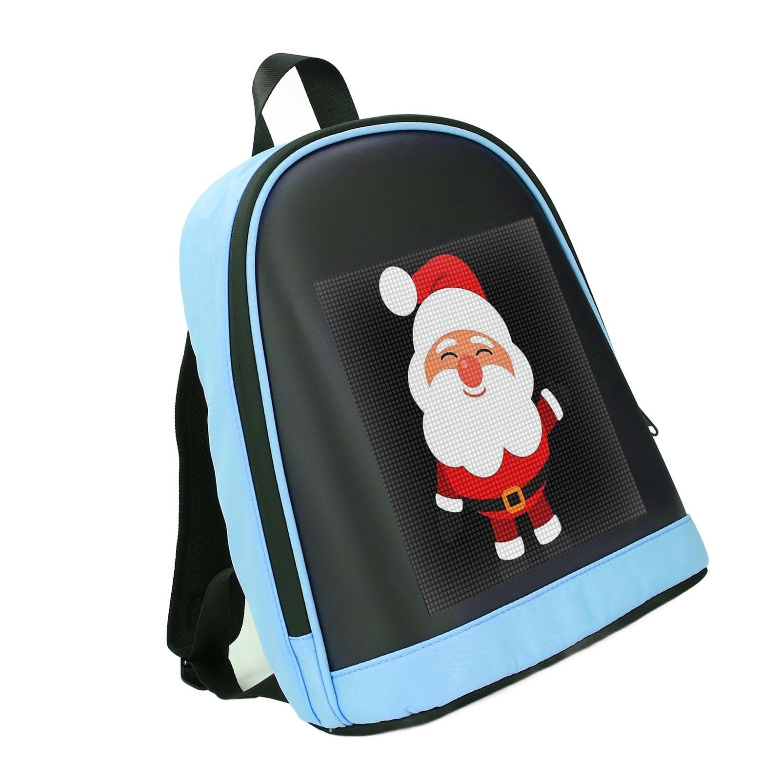 LED Backpack 64x64 Px Programmable Full Color Display Screen Portable for Motorcycle