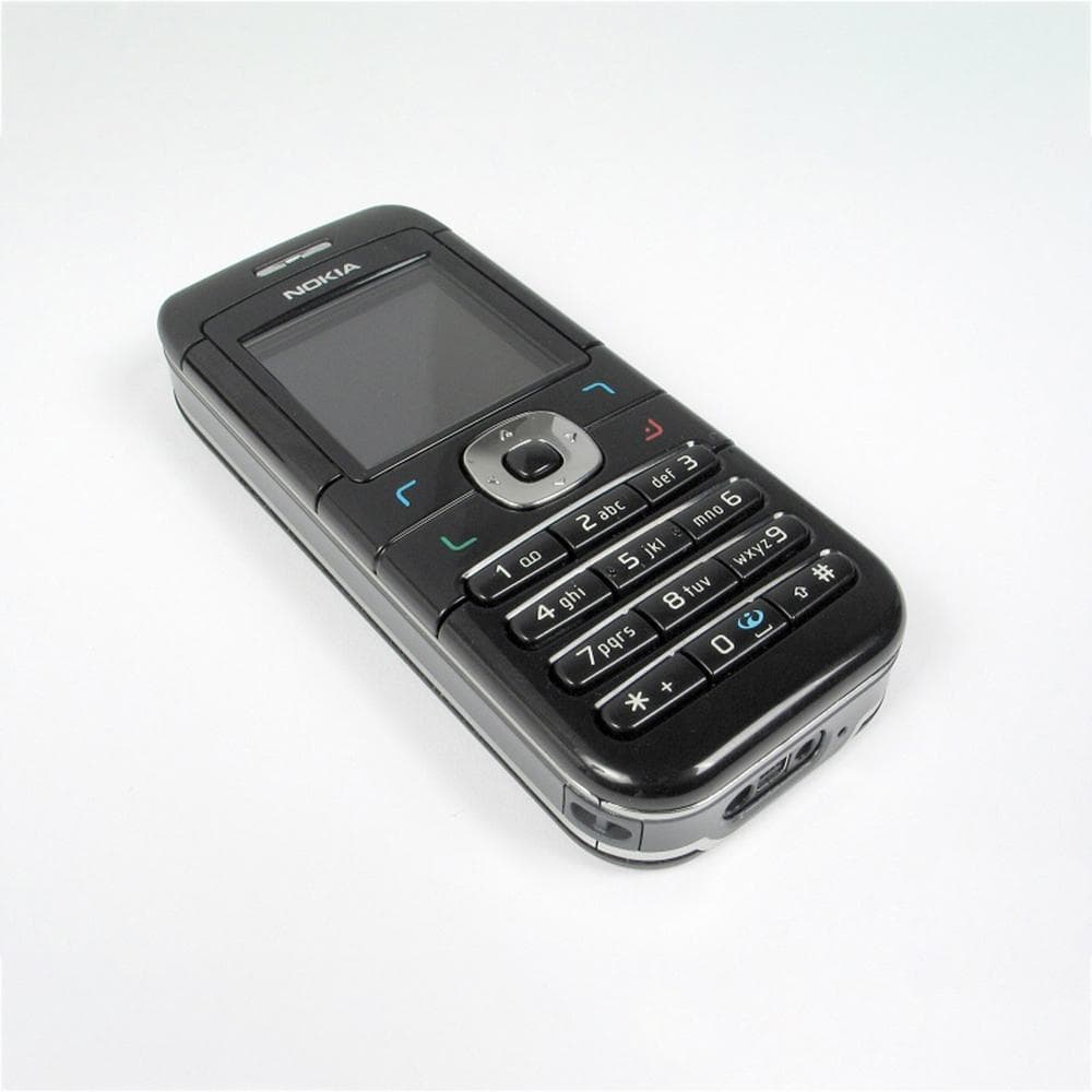 Refurbished Nokia Unlocked Original Nokia 6030 GSM Feature Phone Mobile Phone With Single SIM 1 Battery 1 Charger black